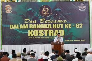 Divif 1 Kostrad Gelar Doa Bersama Dalam Rangka HUT Ke-62 Kostrad