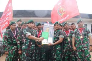 Raih Juara Umum, Yonif PR 502 Kostrad Lomba Oramil dan Oraum