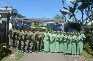 Bakti Sosial Brigif Raider 9 Kostrad Memperingati HUT Ke-62 Kostrad