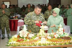 Keluarga Besar Divif 2 Kostrad Laksanakan Tasyakuran Dalam Rangka HUT Ke-62 Kostrad