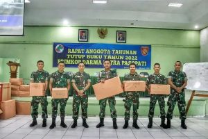 Tutup Buku Tahun 2022, Yonarmed 9 Divif 1 Kostrad Gelar RAT Primkop Dharma Putra Pasopati