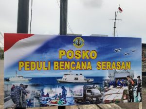 TNI AL, Lantamal XII Pontianak Buka Posko Peduli Serasan