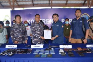 TNI AL, Tim Gabungan F1QR Lanal Dumai Gagalkan 17 Calon Pekerja Migran Indonesia Ilegal Di Pesisir Pantai Tanjung Leban Bengkalis Riau