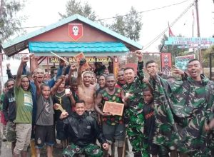 Masyarakat Intan Jaya Turut Merasakan Kebahagiaan, Peringatan HUT Ke-62 Kostrad