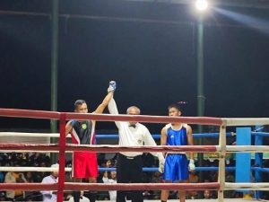 Hempaskan Lawan di Ring Tinju, Prajurit Km Satria Setia Perkada Sabet Juara