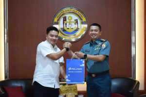Tingkatkan Hubungan Silaturahmi, Komandan Lanal Palembang Terima Kunjungan Pejabat PT. Pelindo Regional II Palembang