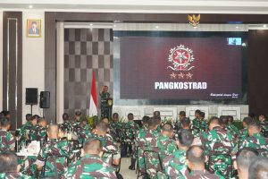 Unsur Pimpinan Jajaran Kostrad Berkumpul di Malang, Pangkostrad Letjen TNI Maruli Simanjuntak, M.Sc., Buka Rapim dan Apel Dansat TA 2023