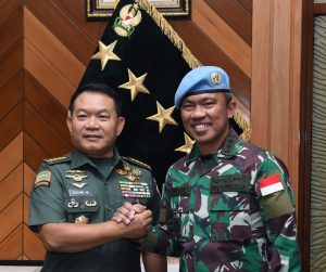 Kasad Terima Delegasi Kontigen Garuda Unifil Tahun 2022