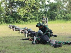 Tingkatkan Kemampuan Menembak, Prajurit Yonarmed 12 Kostrad Latihan Menembak