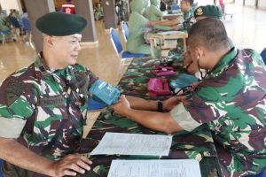 Brigif Raider 9 Kostrad Gelar Bakti Sosial Donor Darah Sambut HUT Ke-77 Persit Tahun 2023