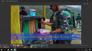 Kreatifitas Menuju Papua Cerdas! Satgas Yonif R 321/GT Dirikan Pondok Pintar, Tumbuhkan Anak Papua Semangat Belajar