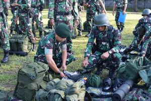 Bunyikan Alarm Steeling Uji Kecepatan Prajurit, Waasops Kaskostrad Kunjungi Yonarhanud 2 Kostrad