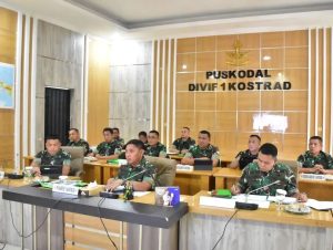 Latma Garuda Guerrier TNI AD Dengan Angkatan Darat Prancis,Pangdivif 1 Kostrad Terima Paparan Pratugas
