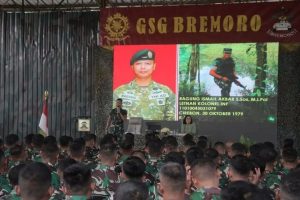 Sambangi satuan jajaran brigif MR 6 kostrad,yonif MR 413 kostrad terima kunjungan Danbrigif MR 6 kostrad