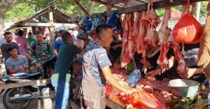 Sambut Bulan Puasa Ramadhan, Primkopal Lanal Sabang Ikut Meriahkan Meugang