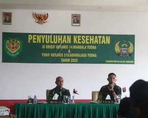 Hindari Permasalahan Kompleks Penyakit Menular IMS, Penyuluhan Kesehatan Kepada Prajurit Brigif M 14 Kostrad