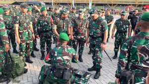 Panglima TNI Berangkatkan 900 Prajurit Yonif Raider Khusus 115/ML dan Yonif 125/SMB ke Papua