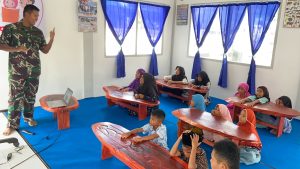 TNI AL Simeulue Peduli Pendidikan Anak-Anak di Simeulue