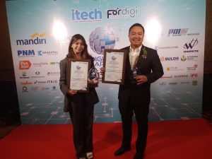 Penghargaan Milenial Leader of The Year di tahun 2023 & IT Project Innovation di 2023 Sukses Diraih PT. ITSEC ASIA Di Acara Digital Tecnology & Innovation Award 2023