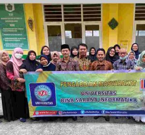 CIVITAS AKADEMIKA UNIVERSITAS BINA SARANA INFORMATIKA SELENGGARAKAN: PELATIHAN PENGGUNAAN MICROSOFT EXCEL DALAM PENGOLAHAN DATA DI YAYASAN MATHLA’UL ANWAR SATU KOTA BOGOR