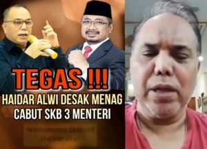 Ngeri !! Sang Tokoh Toleransi Indonesia Desak Agar Menag Hapus SKB 3 Menteri, Sebab