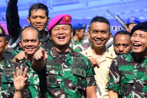 DANLANTAMAL III PIMPIN UPACARA KENAIKAN PANGKAT KALA WAKTU 01 APRIL 2023