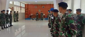 Komandan Lanal Sabang Terima Laporan Resmi Kenaikan Pangkat Personel Lanal Sabang