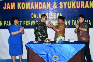 Jam Komandan Lanal Tanjung Balai Asahan dan Syukuran kenkat dihadiri Walikota Tanjungbalai