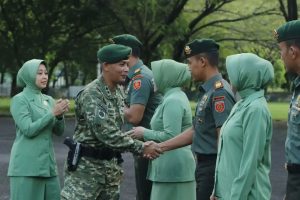 Pangkat Sebagai Penghargaan dan Kesejahteraan Prajurit, Danbrigif PR 3 Kostrad Pimpin Acara Corp Raport Kenaikan Pangkat