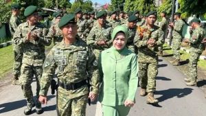 Disambut Dengan Tradisi, Sebagai Wadan Yonif R 515 Kostrad