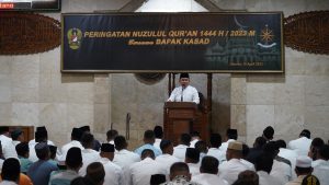 Kasad Beri Ceramah Nuzulul Qur’an dan Jadi Imam Shalat Tarawih