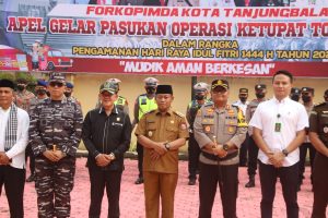 Lanal TBA Dukung Pengamanan Hari Raya Idul Fitri 1444 H Tahun 2023