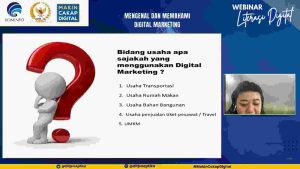 Masyarakat Pelaku Bisnis Harus Aktif di Medsos untuk Jualan Produknya lakukan Literasi Digital Tentang Marketing Digital