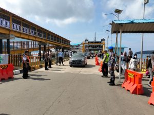 Komandan Lanal Sabang Bersama Pj. Walikota dan Forkopimda Sabang Tinjau Posko Terpadu Operasi Ketupat Seulawah-2023