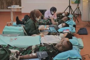 Donor Darah Sehat, Prajurit Yonif MR 413 Kostrad Peduli Kemanusiaan