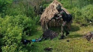 Asah Kemampuan Taktik dan Teknik, Yonif PR 432 Kostrad Gelar Lattis Tingkat Regu