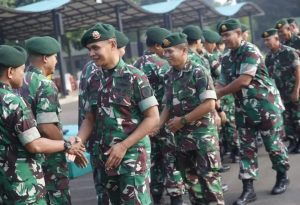 Halal Bihalal Bersama Prajurit, Satjar Divif 1 Kostrad Usai Kembali Cuti Lebaran