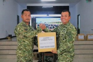 Bulan Ramadhan Penuh Lomba, Danyonif R 509 Kostrad Serahkan Hadiah dan Halal Bihalal Bersama Prajurit
