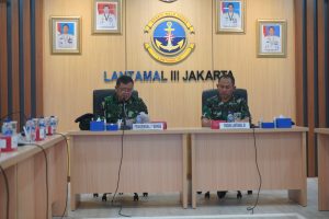 LANTAMAL III JAKARTA TERIMA TIM AUDIT KINERJA ITJENAL TA 2023