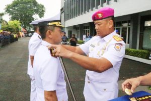 DANLANTAMAL III JAKARTA PIMPIN SERAH TERIMA JABATAN STRATEGIS DANLANAL PALEMBANG