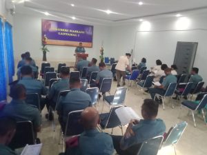 Tingkatkan Iman dan Taqwa, Prajurit dan PNS Lantamal I Laksanakan Kauseri Agama
