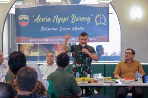 Acara Ngopi Bareng Insan Media “Pangdam I/BB : Politik TNI Adalah Politik Negara”