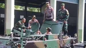 Bukti TNI-POLRI Solid, Kapolres Purworejo Sambangi Yonif MR 412 Kostrad