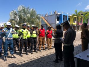 Sinergitas Denpom Lanal Bintan Bersama Stakeholder Terkait Turut Serta Laksanakan Razia Kendaraan Bermotor