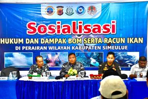 Sinergitas Gerakan Sosialisasi Hukum dan Dampak Bom serta Racun Ikan Di Wilayah Perairan Simeulue