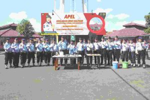 BERKOMITMEN BERANTAS HALINAR,LAPAS PEMUDA KELAS IIA TANGERANG GELAR APEL DEKLARASI _ZERO HALINAR_
