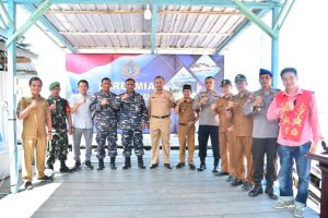 Komandan Lantamal XII Ikuti Vicon Peresmian Kampung Bahari Nusantara