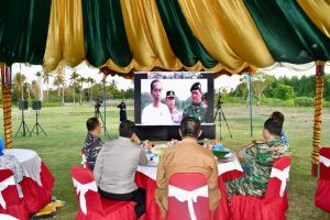 Forkopimda Kalsel Laksanakan Penanaman Mangrove Nasional Secara Serentak di Desa Pagatan Besar Keamatan Takisung Kabupaten Tanah Laut