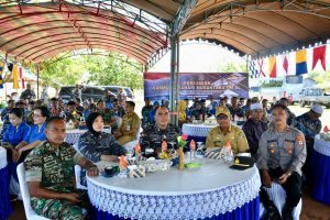 Peresmian Desa Tabanio Sebagai Kampung Bahari Nusantara Lanal Banjarmasin