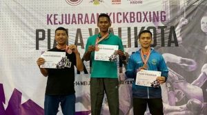 Atlet Kick Boxing Andalan Yonkav 8 Kostrad, Juara 1 Berhasil Diraih